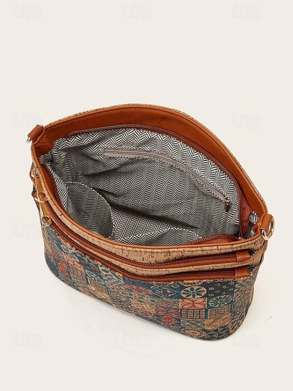 Alternative view of Women’s Faux Leather Crossbody Bag with Zipper