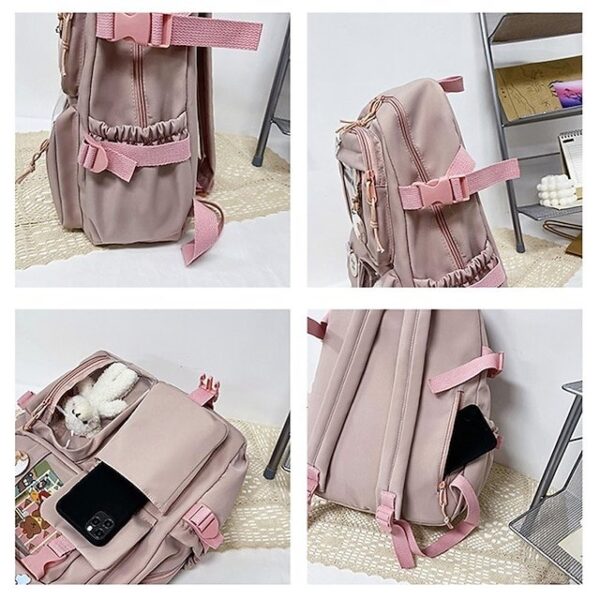 Alternative view of Women’s Nylon Backpack with Zipper