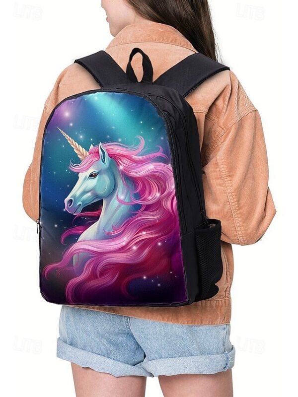 Alternative view of Girls 3-Piece Unicorn Backpack Set