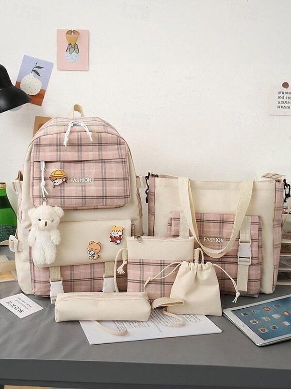 Girls’ Canvas Backpack Set