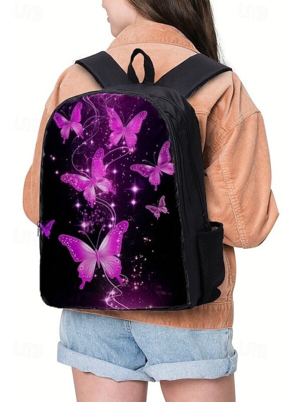 Alternative view of Girls’ Butterfly Oxford Backpack Set