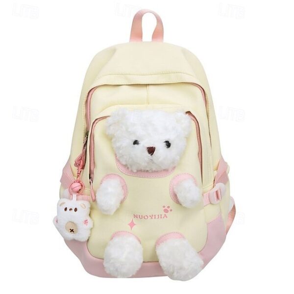 Girls’ Nylon Backpack with Zipper