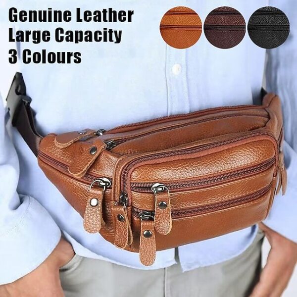 Men’s Leather Crossbody Bag