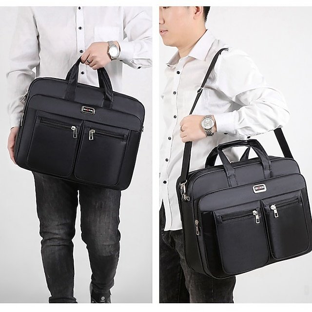 Men’s Business Laptop Bag with Shoulder Strap - Image 2