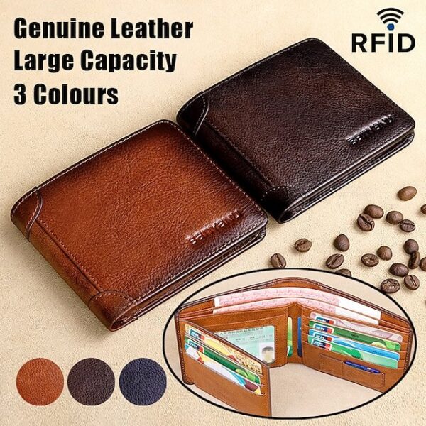 Men’s RFID Blocking Bifold Wallet