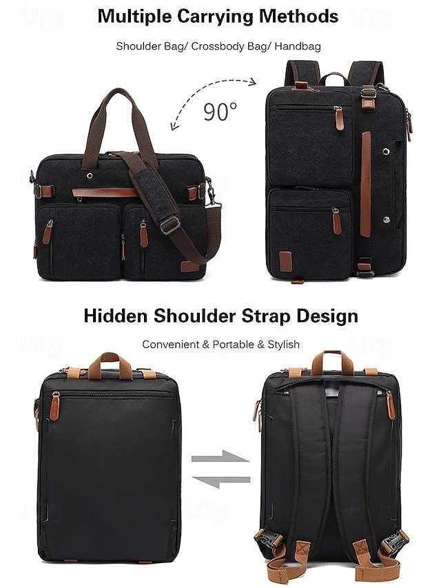 Men’s Waterproof Multi-Function Laptop Backpack - Image 5