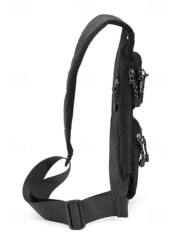 Men’s Waterproof Nylon Sling Bag Crossbody Bag - Image 5