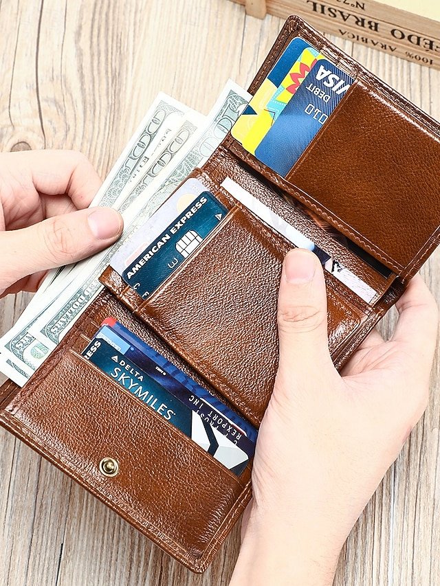 Men’s Leather Wallet with Embossed - Image 3