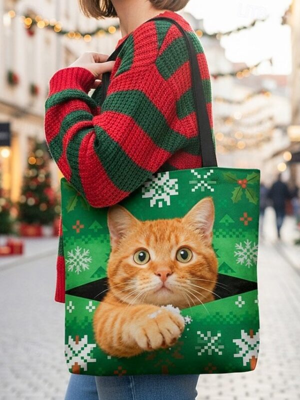 Women’s Large-Capacity Christmas Tote Bag