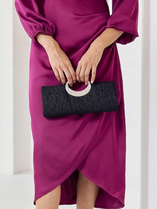 Alternative view of Women’s Polyester Clutch with Crystals