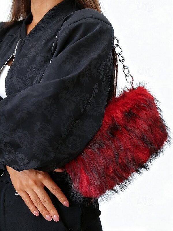 Alternative view of Women’s Faux Fur Chain Bag