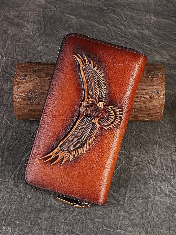 Women’s Leather Wallet with Zipper