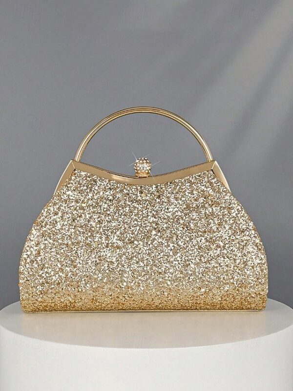 Women’s Glitter Evening Clutch Bag