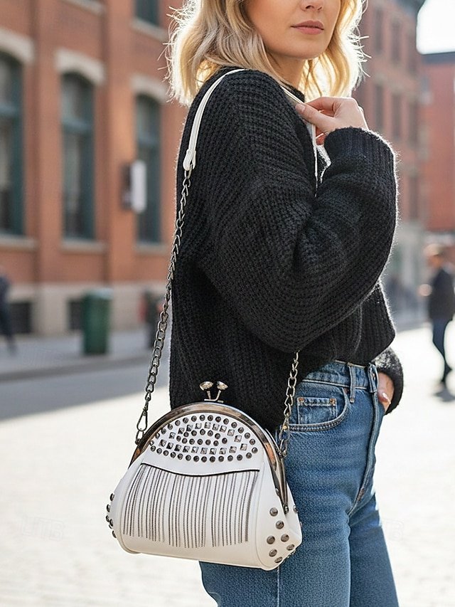 Women’s Large Capacity Faux Leather Fringe Crossbody Bag - Image 5