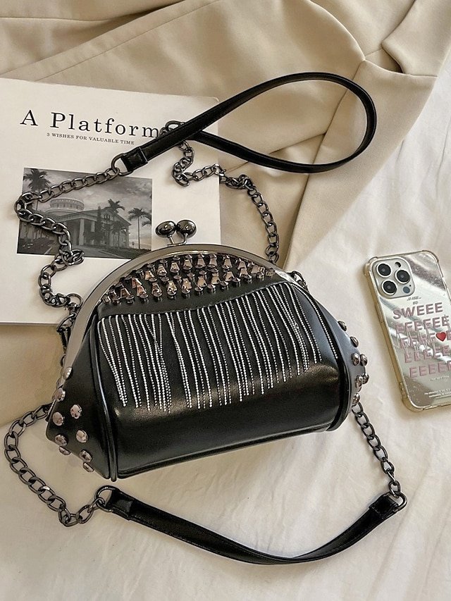 Women’s Large Capacity Faux Leather Fringe Crossbody Bag - Image 7