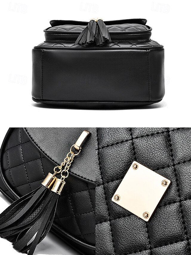 Women’s Quilted Pink Leather Backpack with Wristlet Card Holder - Image 8