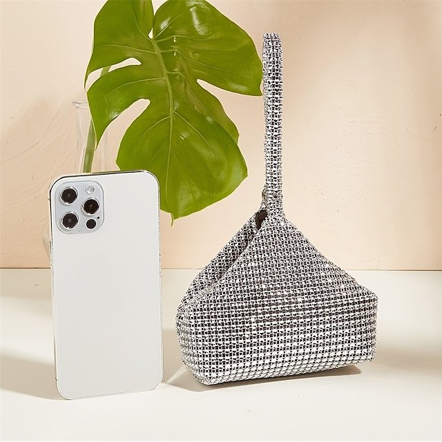 Women’s Rhinestone Wristlet Evening Bag - Image 5