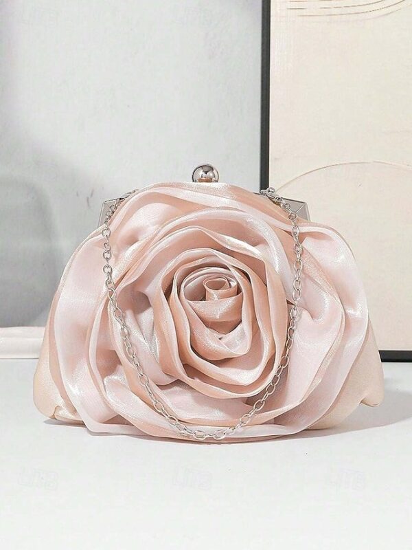 Alternative view of Women’s Rose Flower Evening Clutch